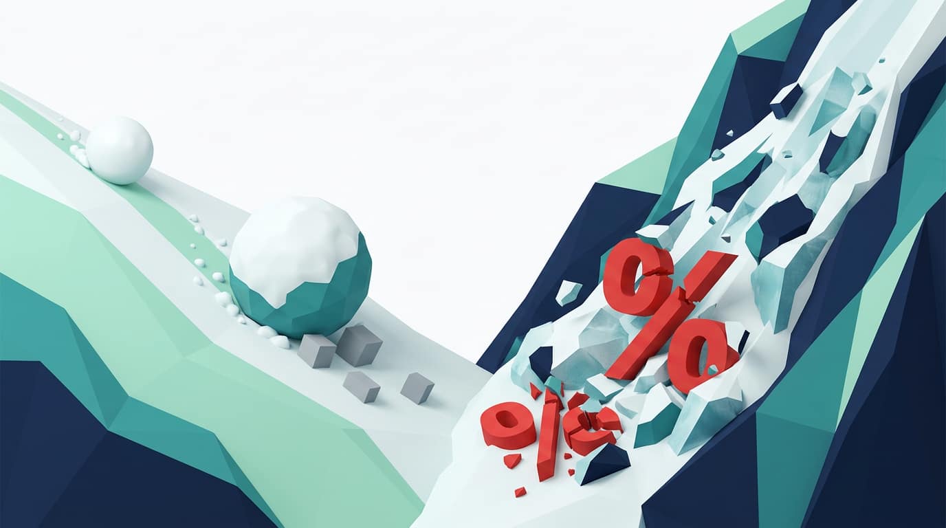Bola de nieve vs. avalancha: la vía matemática para salir de la deuda